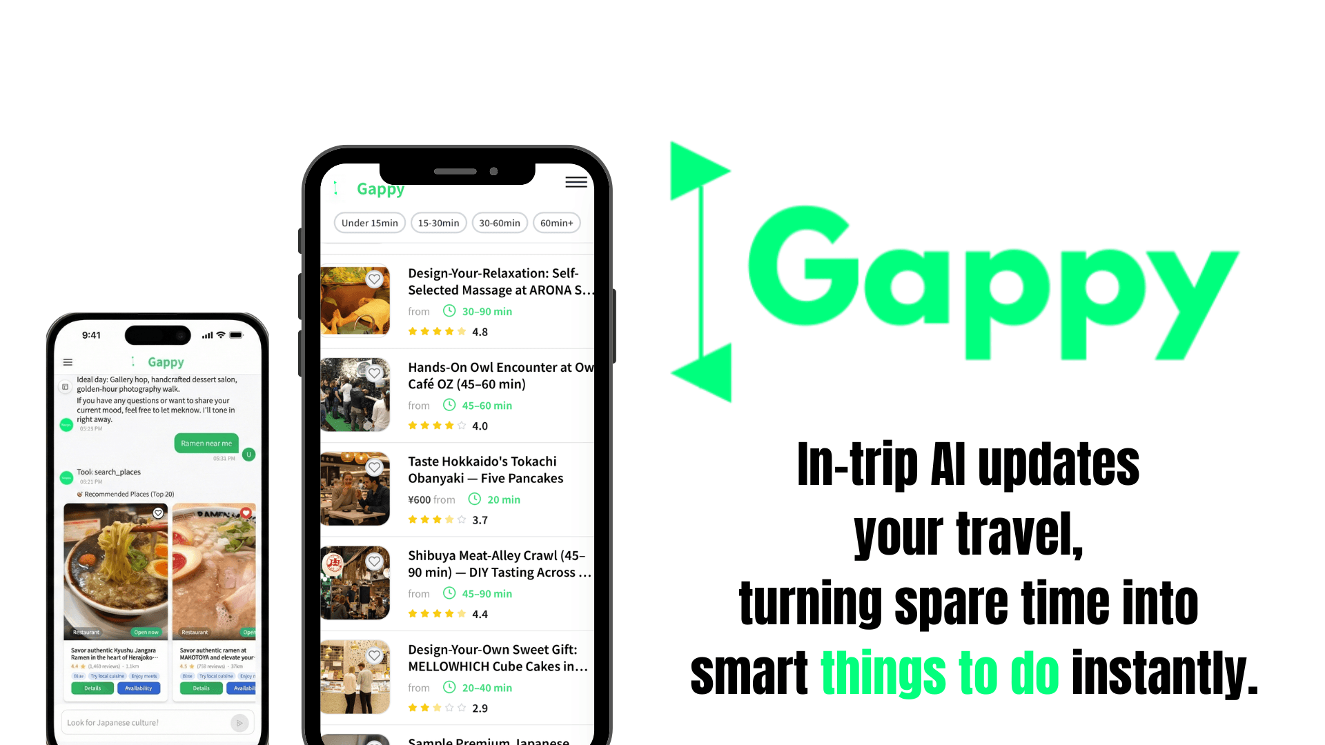 Smart Travel AI : Gappy Debuts AI-Powered Concierge to Turn Spontaneous Free Time into Curated Local Adventures