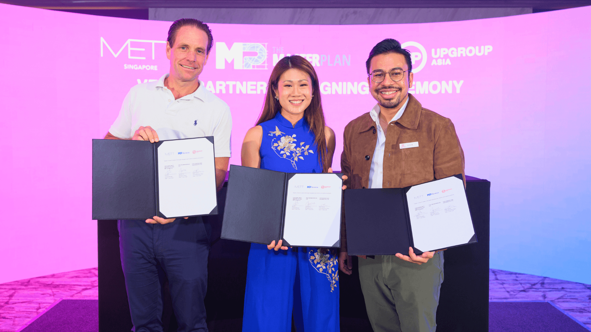 METT Singapore Meterai Kerjasama Venue dengan UPGroup Asia dan The MasterPlan
