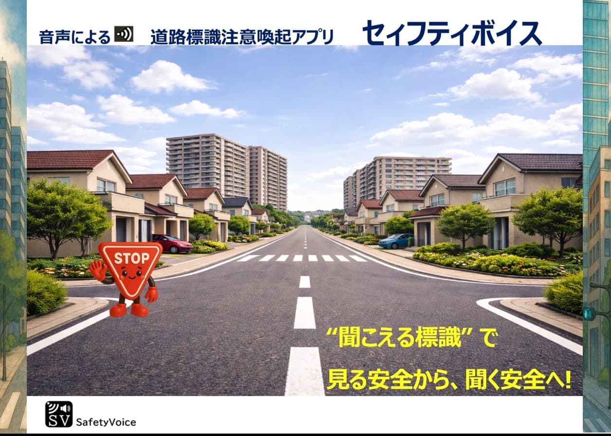 道路標誌語音提醒的應用程式「Safety Voice」將於7月完工，有助於日本租車自駕，提升交通安全，預防事故