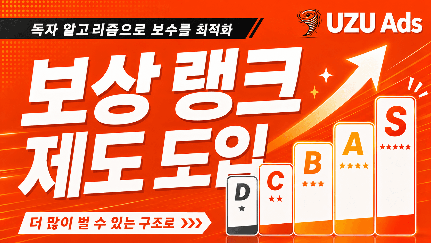 인플루언서 대상 PR 프로젝트 매칭 서비스 ‘UZU Ads’, 독자 알고리즘을 통해 보상을 최적화하는 랭크 제도 도입