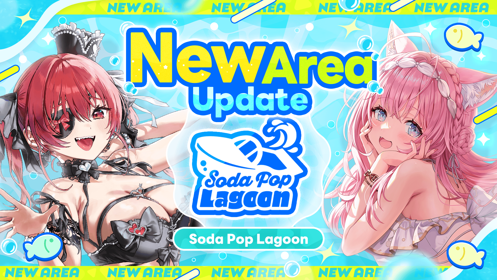 “hololive Dreams” (holodori) Adds New Area “Soda Pop Lagoon” Today, September 29, in Its First Major Update!