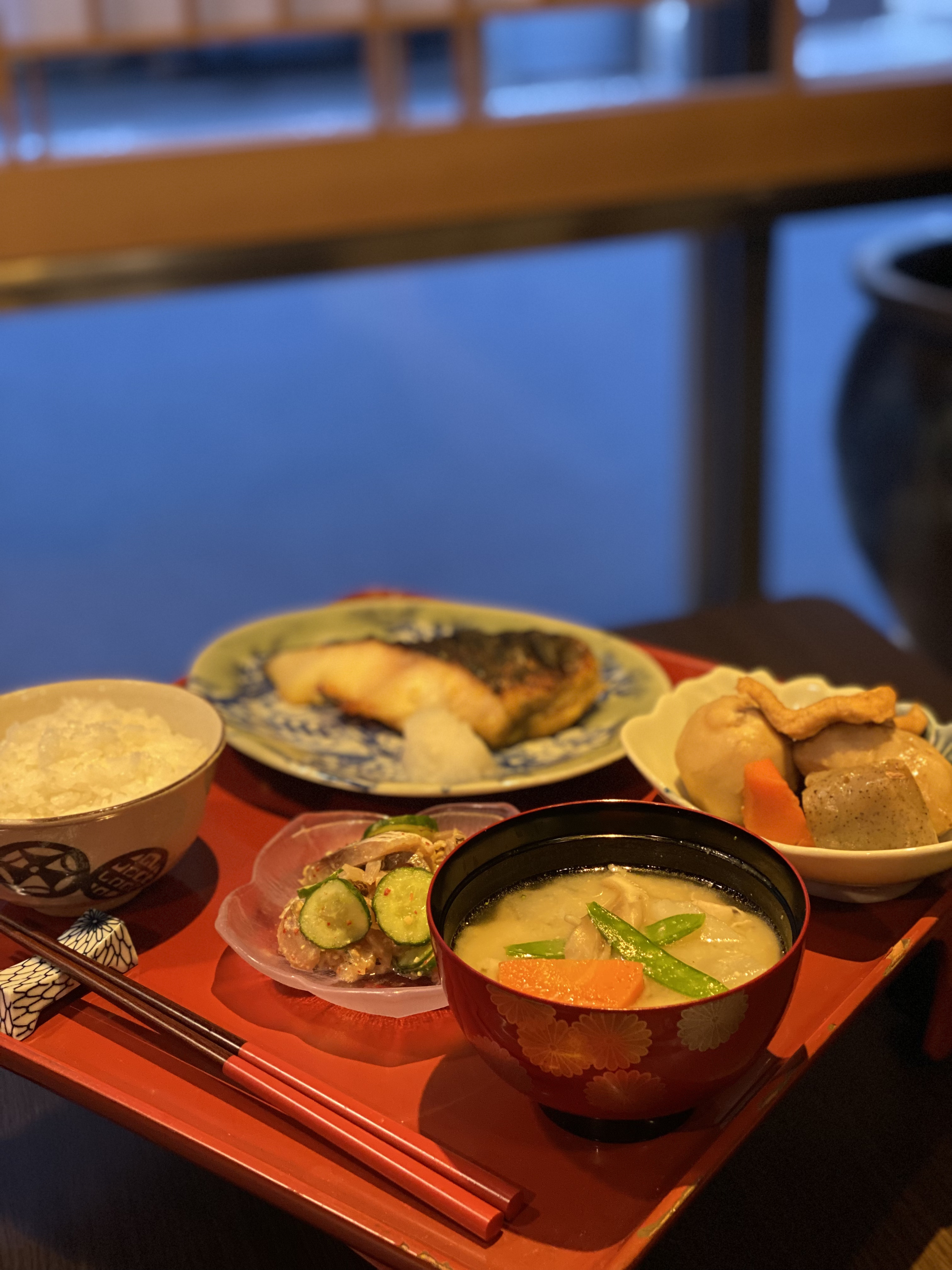 Homemade breakfast at Andon Ryokan