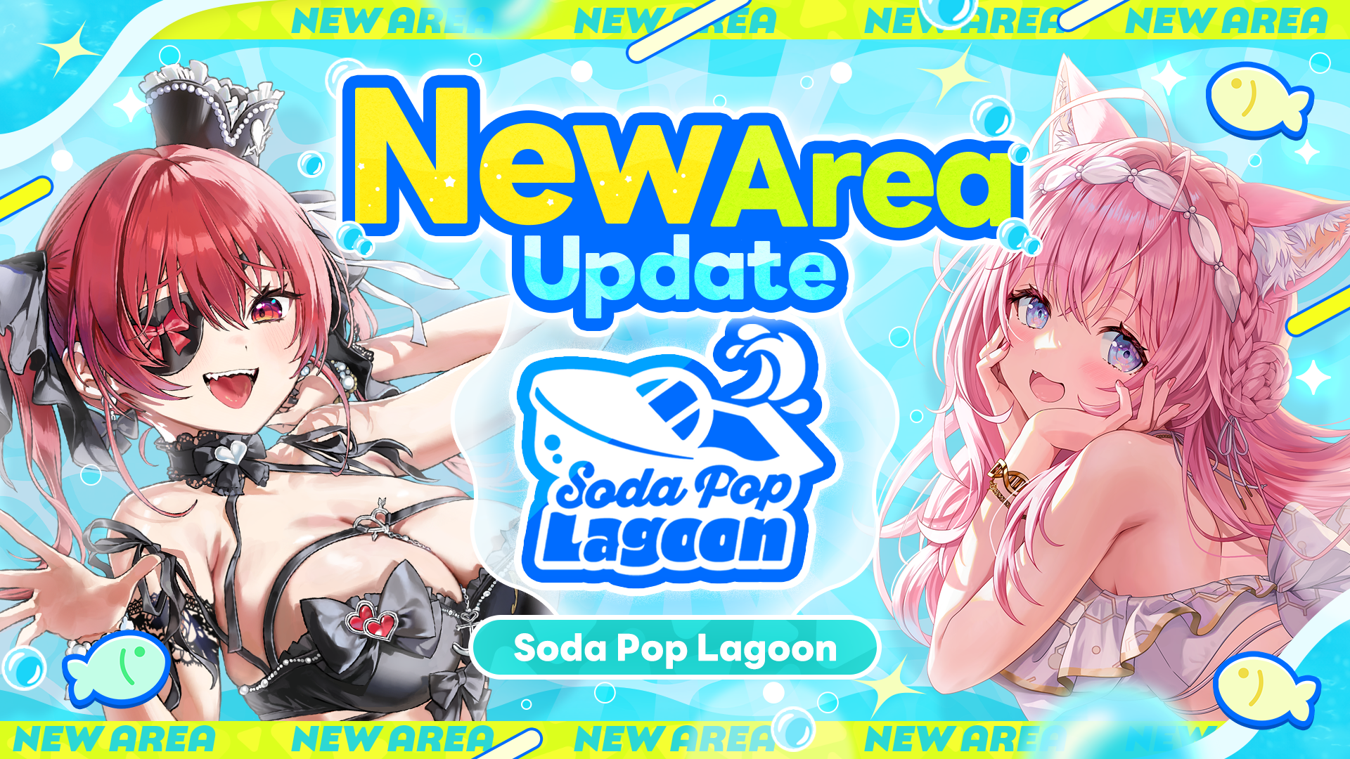 “hololive Dreams” (holodori) Adds New Area “Soda Pop Lagoon” Today, September 29, in Its First Major Update!