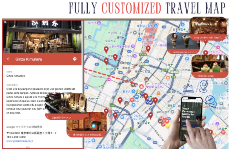 We create custom Google My Maps based on each customer’s preferences.