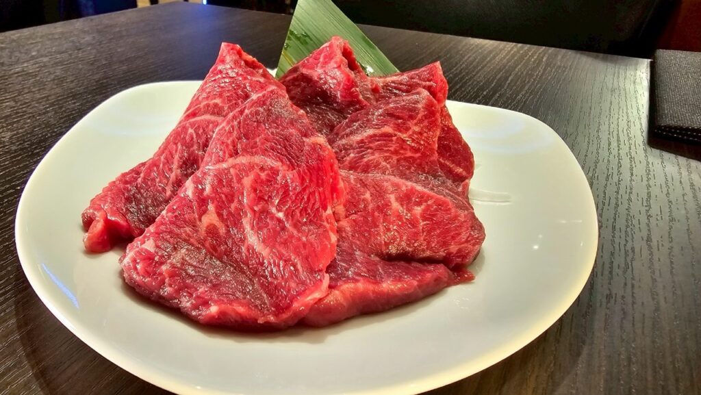 Yakiniku grilled on natural lava stones